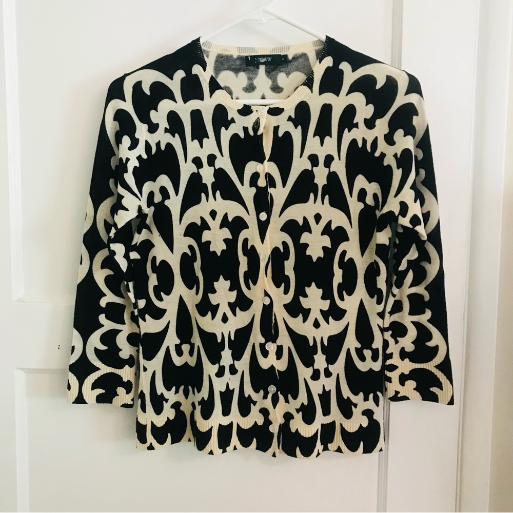 Vintage J. Crew Sweater with Mother of Pearl Buttons - Picture 4 of 8